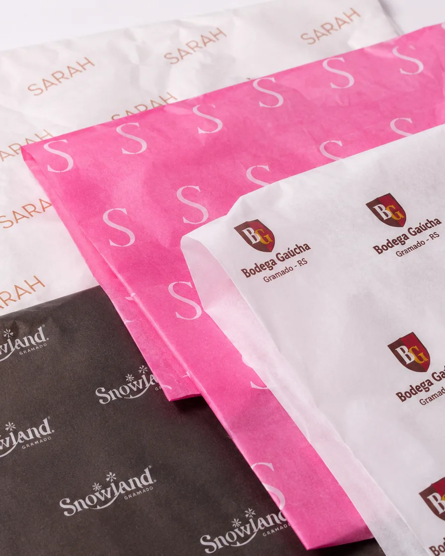 Papel seda personalizado